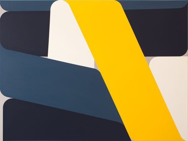 Harry Markusse, Untitled (blackyellow), 2023