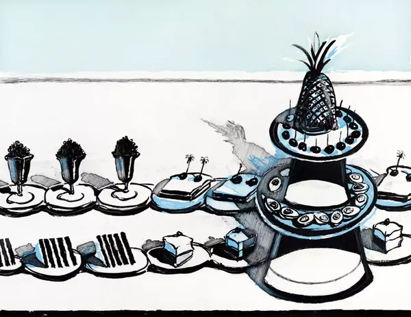 Wayne Thiebaud (1920-2021), Snack Bar, 2017