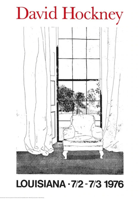 David Hockney, David Hockney - Louisiana Gallery 1976, 2001