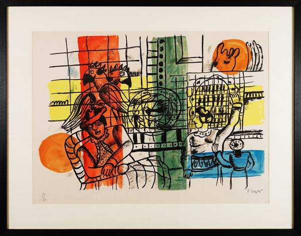 Fernand Leger, La Ville: La Marchande d'Oiseaux, 1959