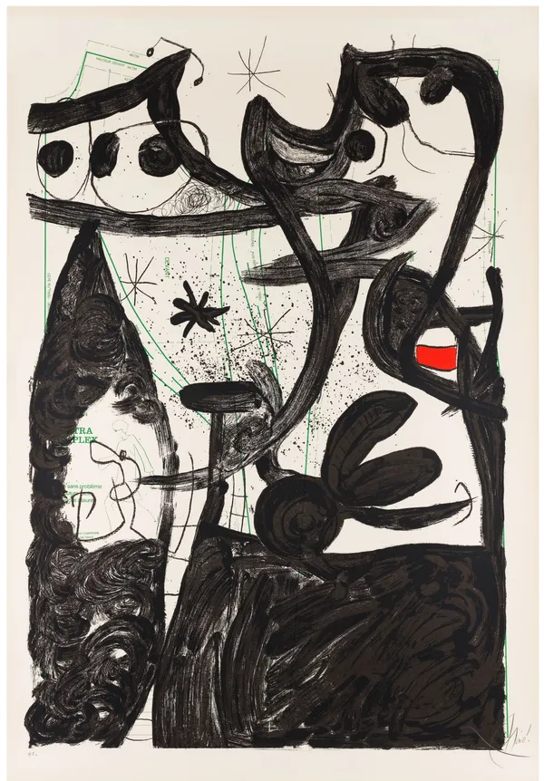 Joan Miro, Défilé de Mannequins Au Pôle Nord, 1969