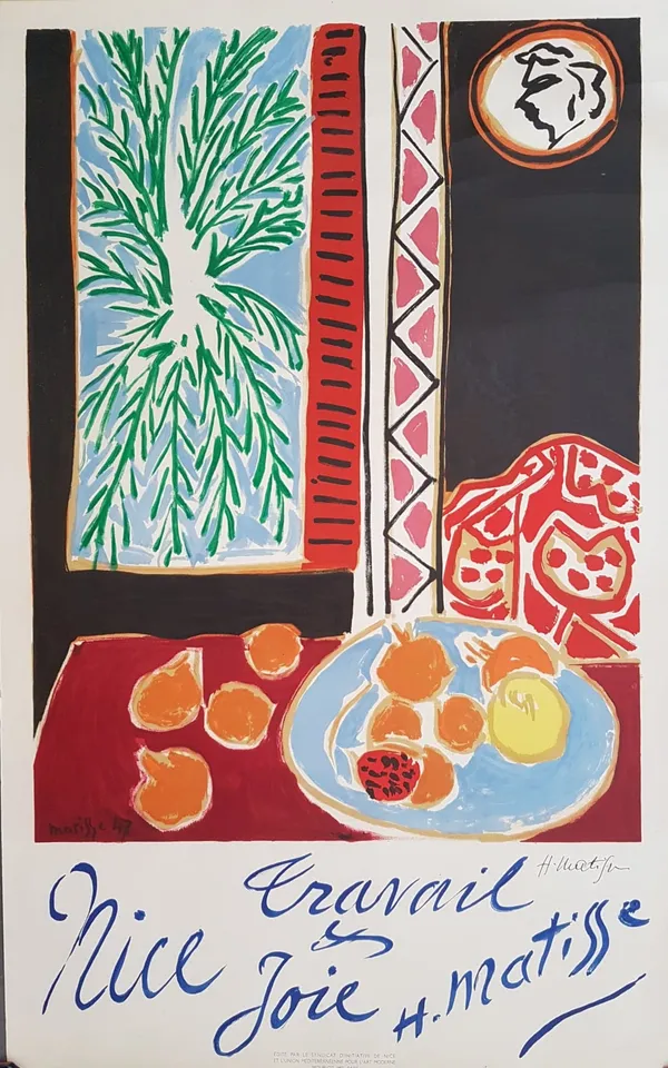 Henri Matisse, Nice Travail et Joie , 1947