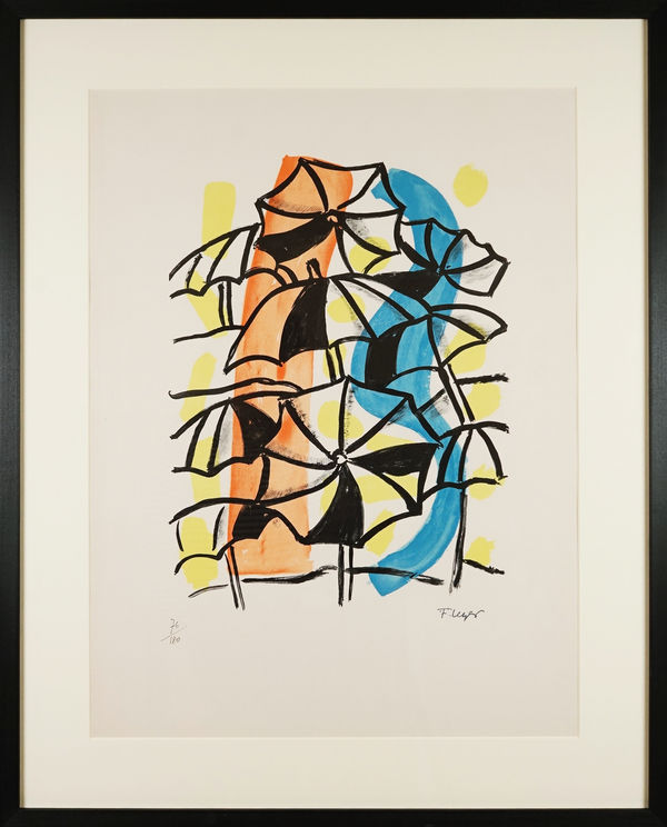 Fernand Leger, La Ville: Les Parapluies, 1959