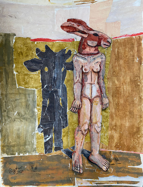 Sophie Ryder, Shadow of a Minotaur , 2020