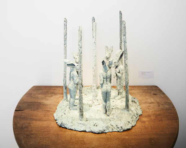 Sophie Ryder, Lady Hares in a Forest , 1998