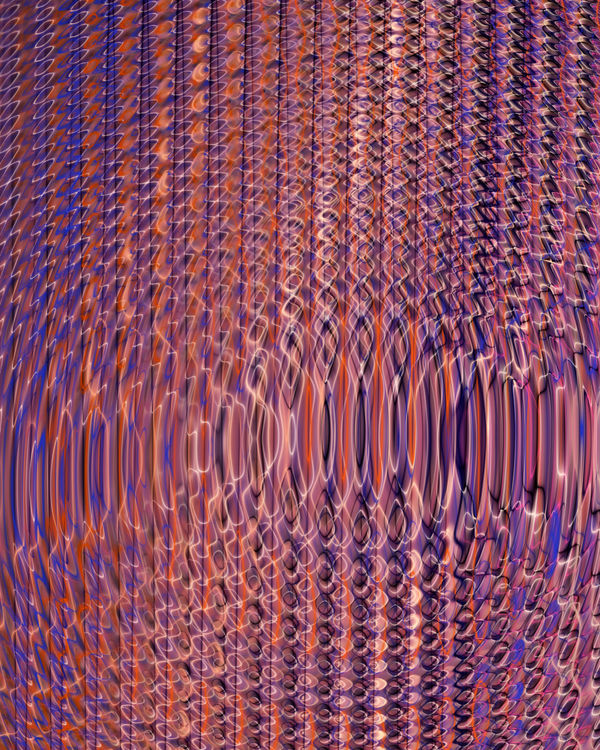 Zachary Lieberman, Ripple Study (Interference), 2024