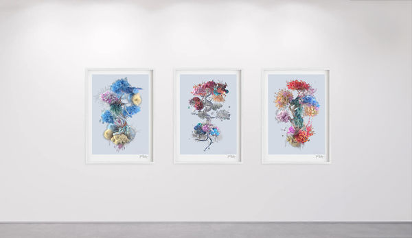 Joseph Klibansky, Tree of Life Triptych, 2024