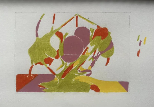 William Mapan Untitled, 2026 Crayon on paper 15 x 21 cm 5 7/8 x 8 1/4 in