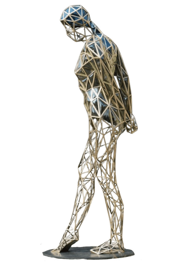 Tänzerin mit Blauem Haar