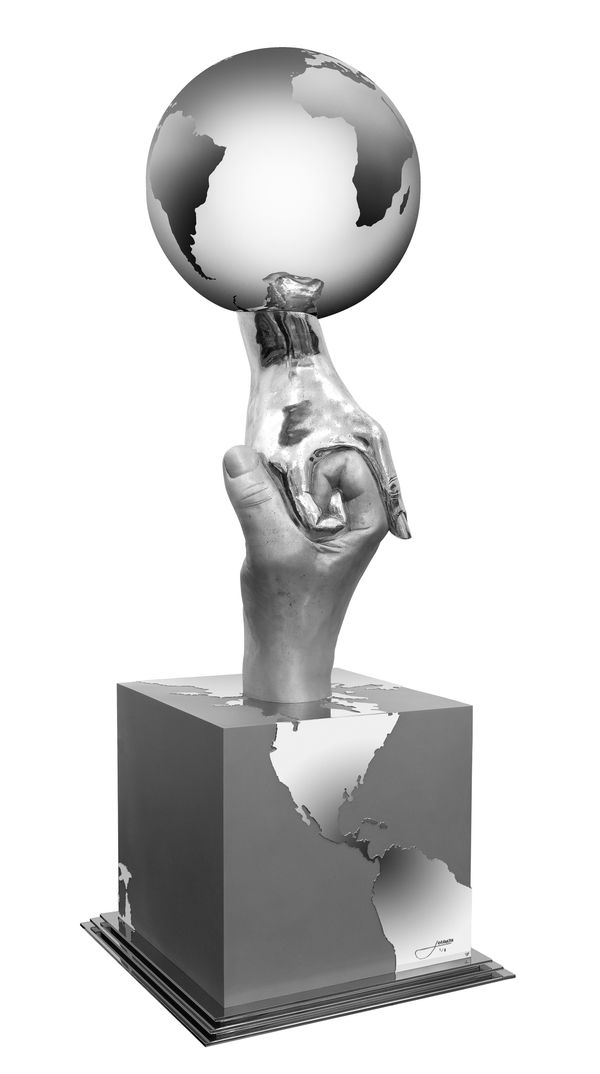 Lorenzo Quinn, TWO WORLDS, 2022