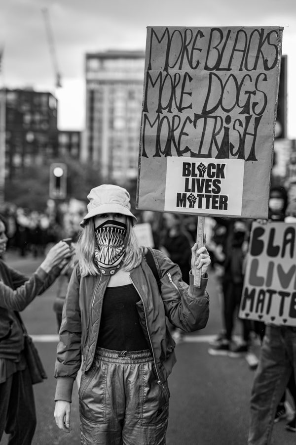 Misan Harriman, Never Forget - Nine Elms Lane, 7th June, 2020