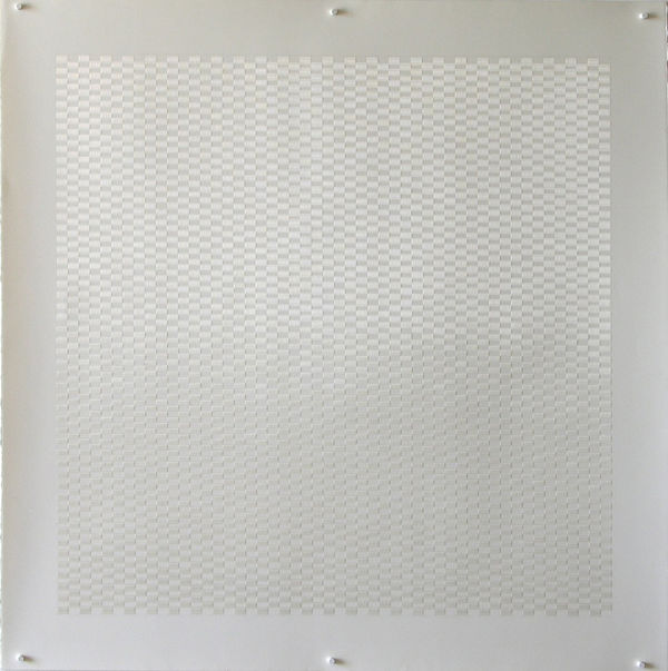 Marietta Hoferer Big C-10, 2010 tape and graphite on paper 60 x 60 inches 152.4 x 152.4 cms