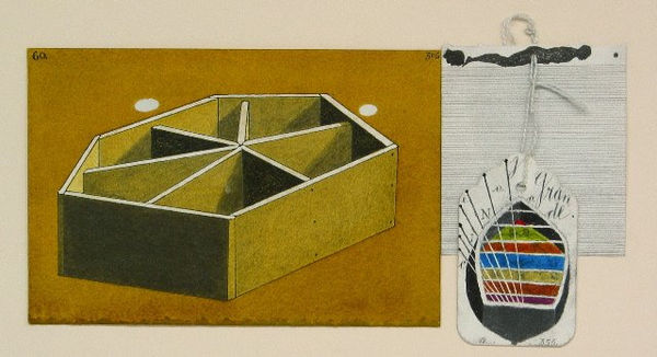 Jose Antonio Suarez Londono "#14", 2000 mixed media 4.75 x 8.5 inches 12.065 x 21.59 cms