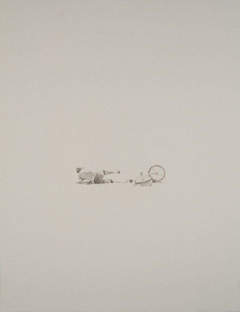 Jonathan Brand ENDO 7, 2007 silver point on prepared paper 14 x 10.75 inches 35.6 x 27.3 cms