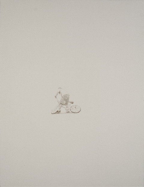 Jonathan Brand POGO 4, 2007 silver point on prepared paper 14 x 10.75 inches 35.6 x 27.3 cms