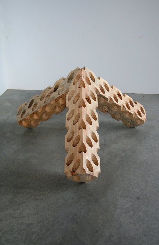 Gay Outlaw The PLB, 2006 wood 30.5 x 55 x 51 inches 77.5 x 139.7 x 129.5 cms