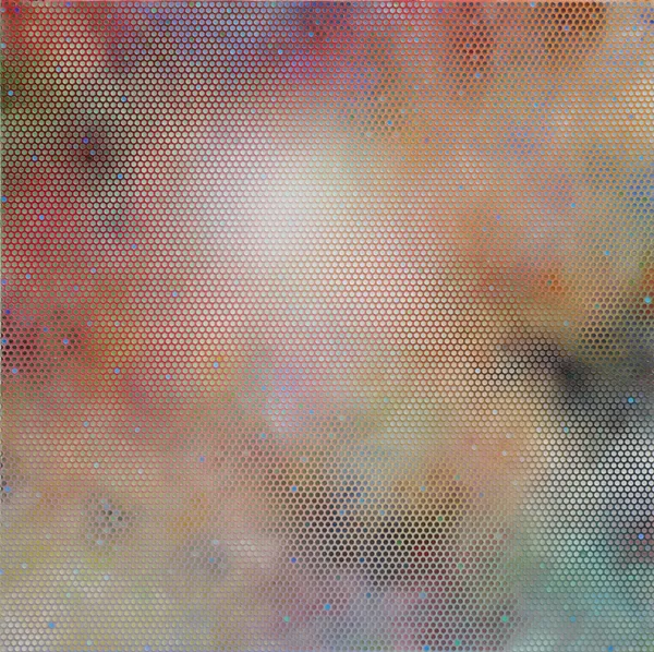 Emil Lukas Knockamixon Merge #2395, 2026 acrylic on canvas over wood panel 48 x 48 x 2 3/4 in 121.9 x 121.9 x 7 cm