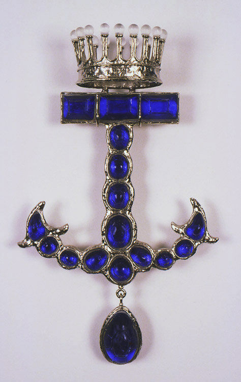 Timothy Horn OHMS, 2002 lead crystal, nickel-plated bronze, Easter egg foil 24.5 x 15 x 4.75 inches 62.23 x 38.1 x 12.065 cms