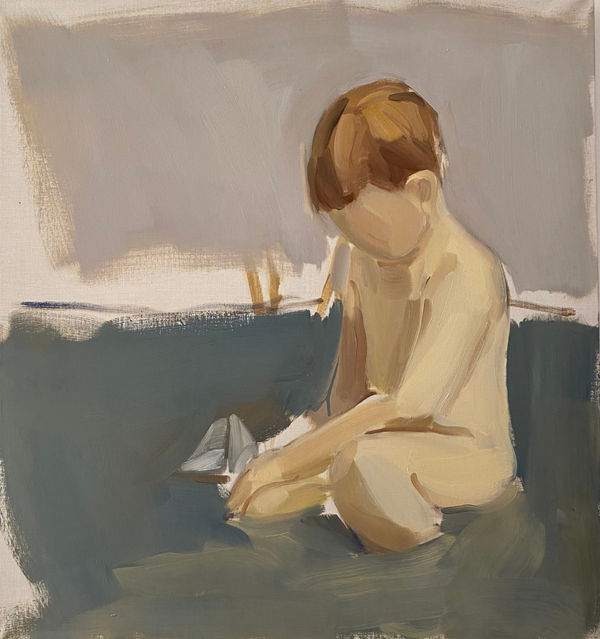 Gideon Rubin Porthcothan 1926, 2007 oil on linen 29.94 x 27.97 inches 76 x 71 cms