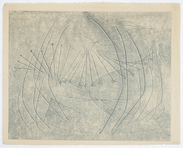 Harry Bertoia Untitled, 1940s ink on Japanese paper 14 1/4 x 17 3/4 in 36.2 x 45.1 cm