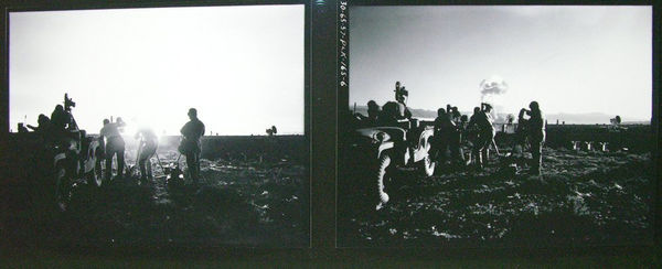 Michael Light 100 SUNS: 033, 034 PRISCILLA (diptych), 2003 pigment print mounted on aluminum, framed with non-reflective glass 16.5 x 34 inches 41.91 x 86.36 cms