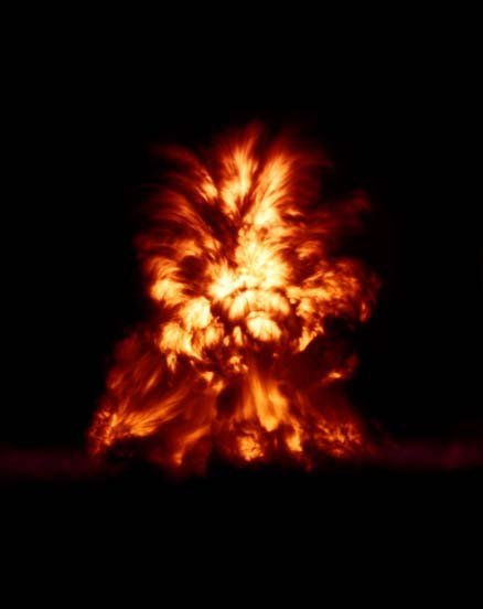 Michael Light 100 SUNS: 017 FOX, 2003 pigment print mounted on aluminum, framed with non-reflective glass 20 x 16 inches 50.8 x 40.64 cms