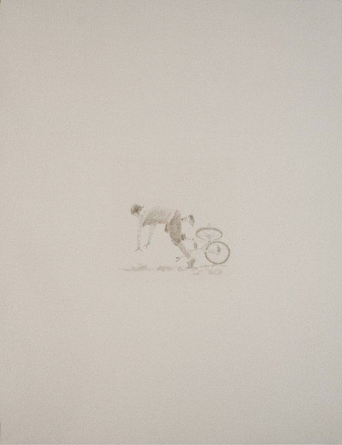 Jonathan Brand ENDO 5, 2007 silver point on prepared paper 14 x 10.75 inches 35.6 x 27.3 cms
