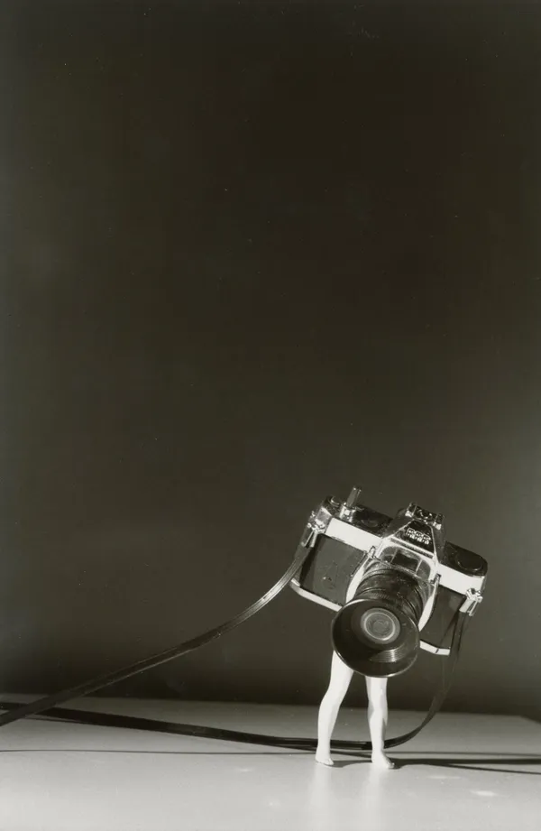 Laurie Simmons Small Walking Camera with human legs
