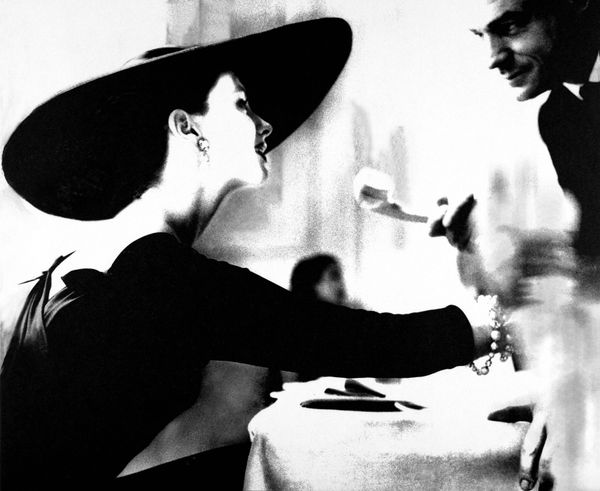 Lillian Bassman The V-Back Evenings, Suzy Parker, dress by Trigère, New York, Harper's Bazaar, July 1955