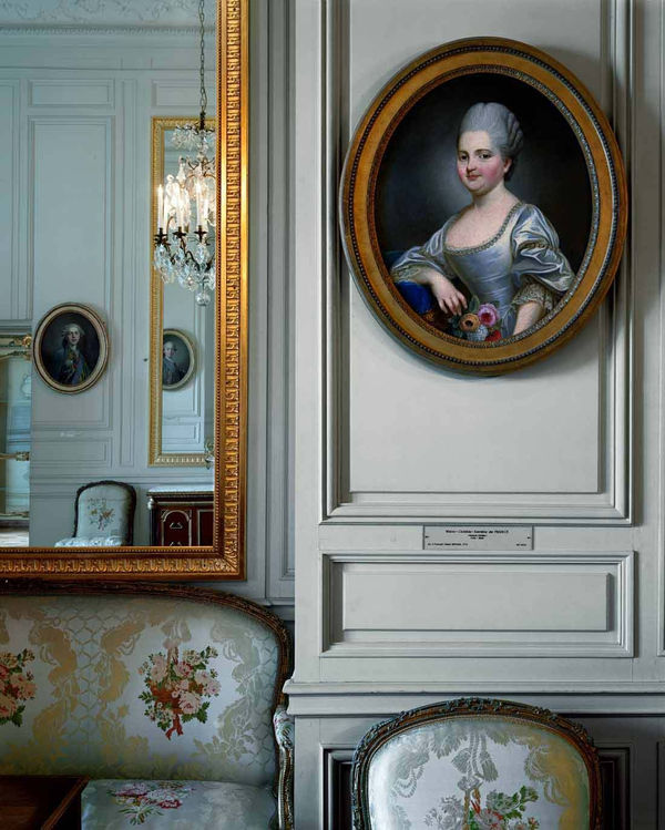Robert Polidori Portrait of Marie-Clotilde Xaviere de France, after a painting by François-Hubert Drouais, Cabinet interieur de Madame Adelaide, (56C) CCE.01.058, Corps Central - RdC, Versailles, 2007