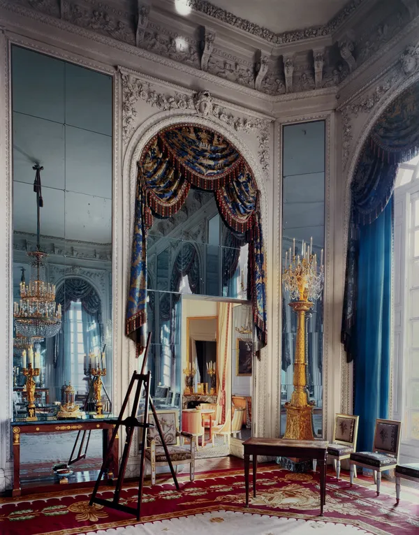 Salon des Glaces, Grand Trianon, Versailles with empty easel by Robert Polidori