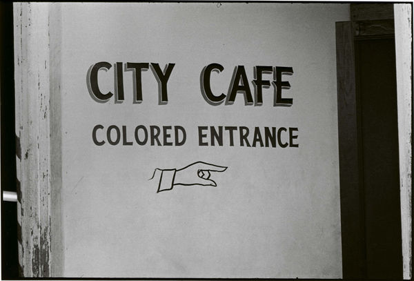 Danny Lyon Entrance to the City Café, 1963
