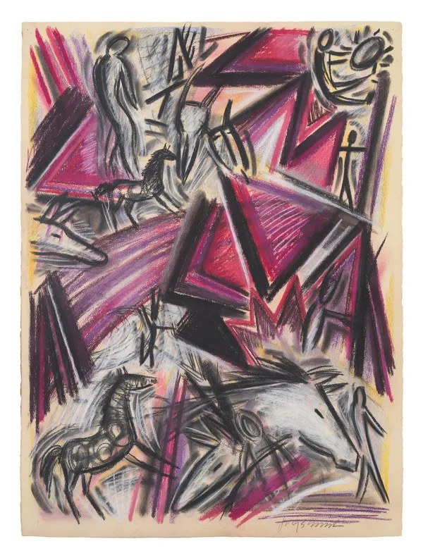 Jaune Quick-to-See Smith, Square Dance, 1986