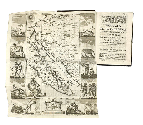 Venegas, Miguel, Noticia de la California, y de su conquista temporal, y espiritual hasta el tiempo presente, 1757. Madrid. Widow of Manuel Fernandez.