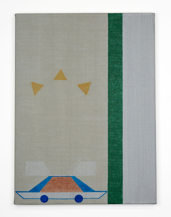 André Ricardo Untitled, 2022 Egg tempera on linen 26 x 18 7/8 in 66 x 48 cm