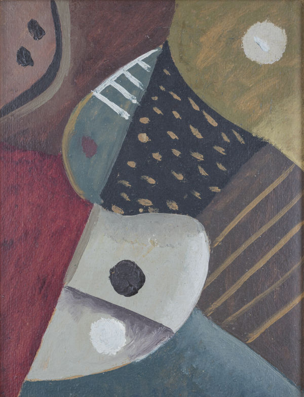 Esteban Lisa Composición, c. 1943 Oil on board 11 3/4 x 9 in 29.8 x 22.9 cm