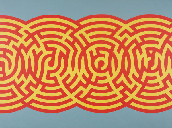 De Volder Untitled #4, 2024 Acrylic on canvas 36 x 52 in 91.4 x 132.1 cm