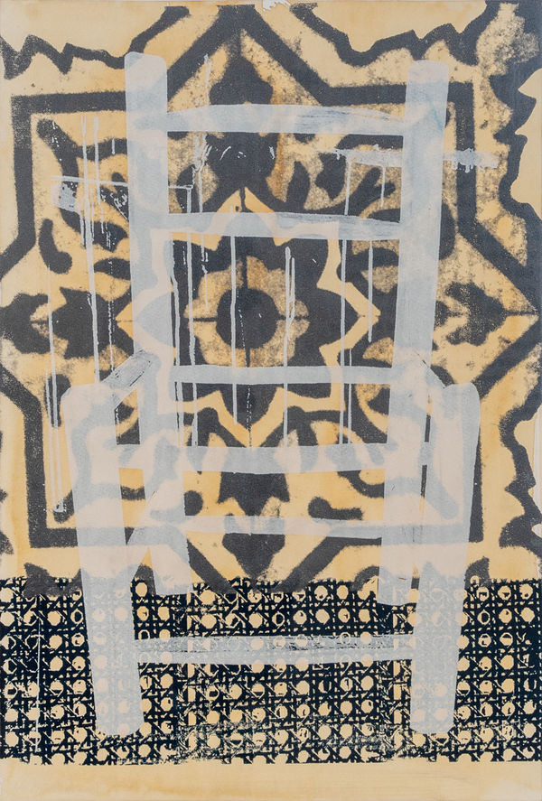 iliana emilia García Cuerpo & Identidad, 2024 Silkscreen on coffee-stained paper 18 x 12 in 45.7 x 30.5 cm AP of Edition of 12