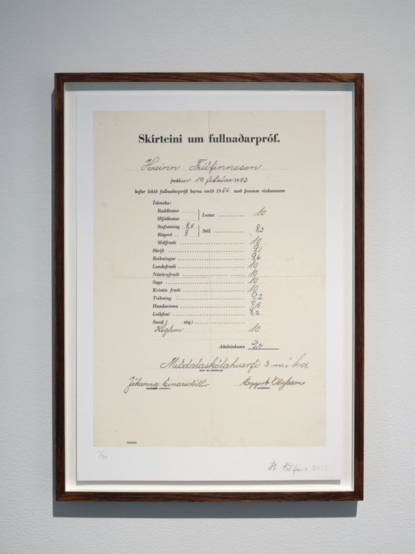 HREINN FRIÐFINNSSON, Fullnaðarpróf, 2022