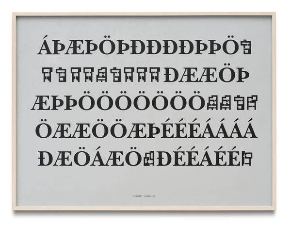 BIRGIR ANDRÉSSON, Leiðrétt / Corrected, 1993