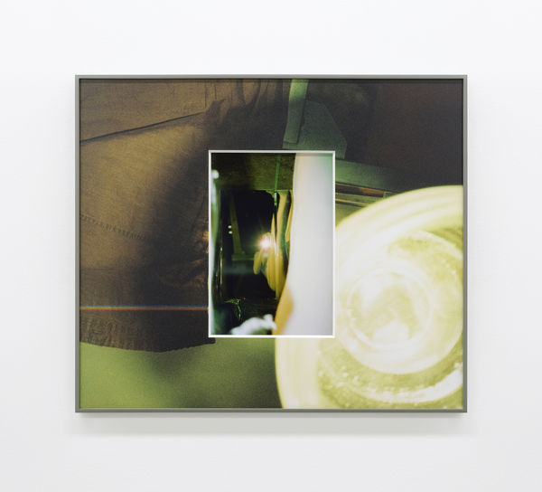 B. INGRID OLSON, Green Fold sculpture with holes, 2020-2021