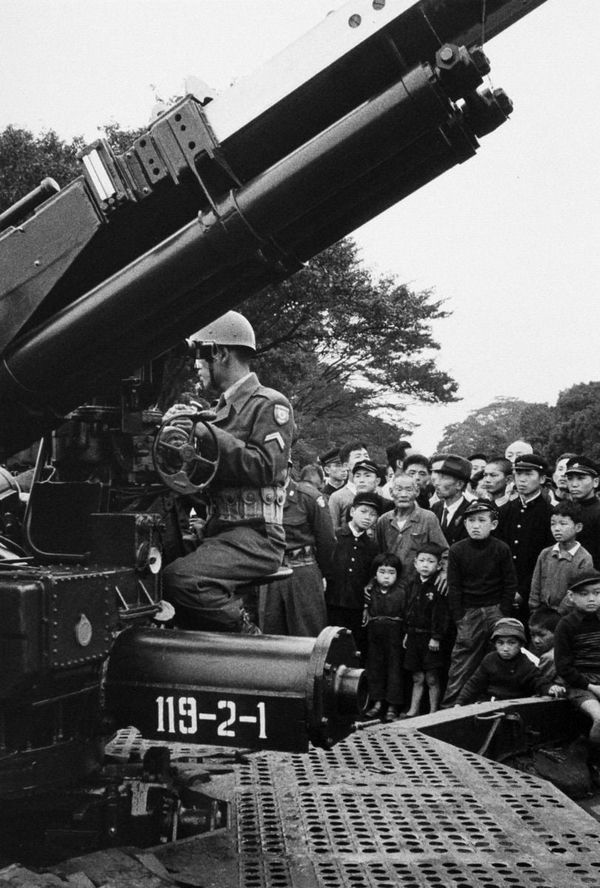 Yukichi Watabe, Untitled 29 from The Post-War Years (Self-defense forces, second time, 1 October), 1945-c1970