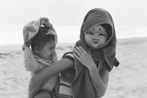 Hideoki, Mary & Mitsu in Montauk, NY, 1973