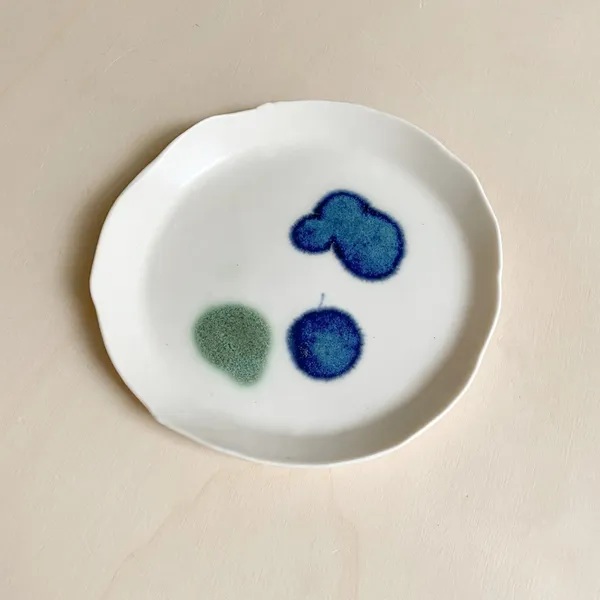 Haruka Matsuo, Forest Night abstract cake plate 4