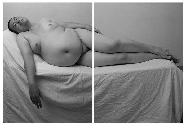 Ryudai Takano, Kikuo (1999.09.17 #L16) (Reclining Woo-Man), 1999