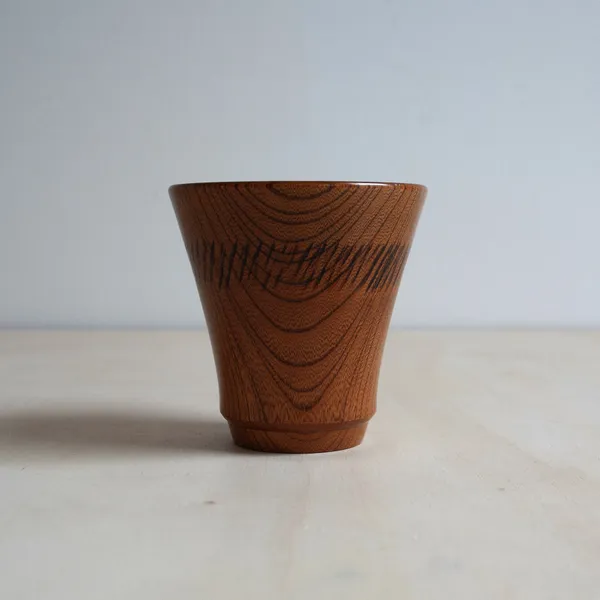 Raku Terai, Handmade Wooden Cup No. 9, 2021
