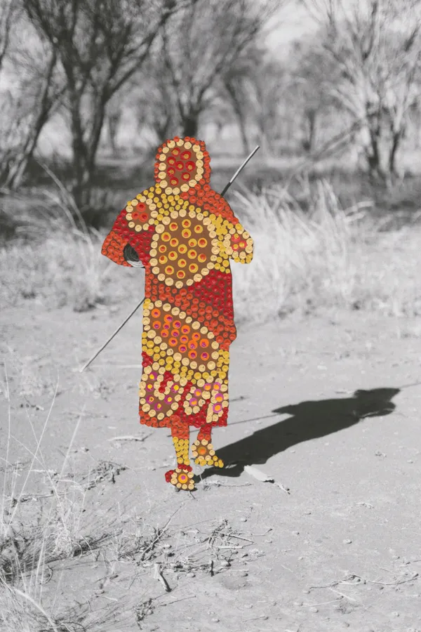 Patrick Waterhouse, Get Firewood that Way. Restricted with Dorothy Napurrurla Dixon, 2014-18