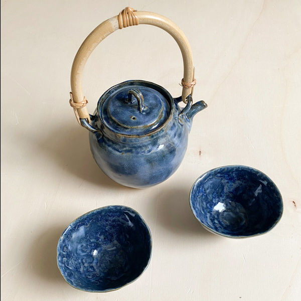 Haruka Matsuo, Forest Night Dobin tea set (teapot & 2 cups)