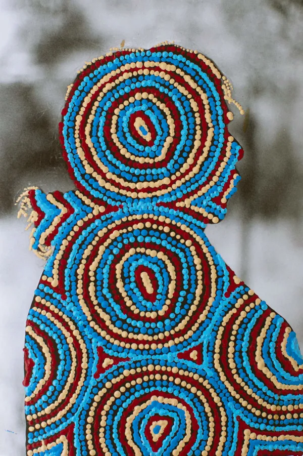 Patrick Waterhouse, Side Portrait Right. Jinta. Restricted with Angelina Nampijinpa Tasman, 2014-2018