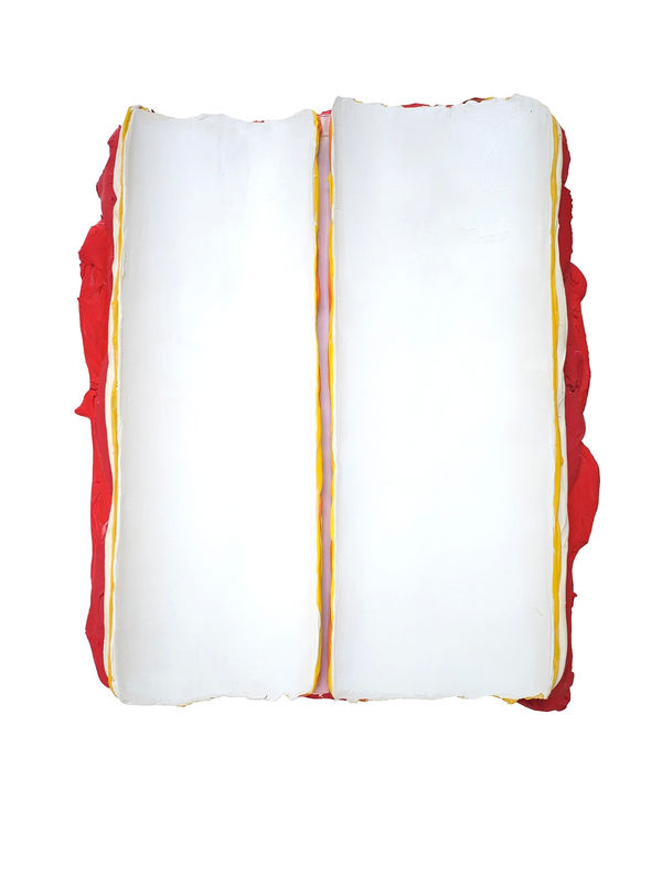 Robbert Fortgens Under the Skin 7, 2022 Mixed media on canvas 83 x 75 cm